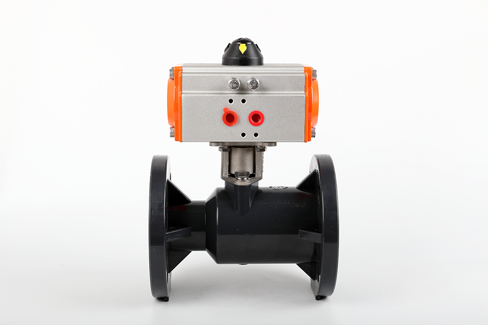 都匀气动法兰一体球阀